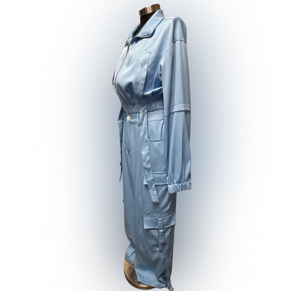 Loragal 2-Piece Set Jacket & Pants | Size Large | Wide Leg - Picture 2 of 5
